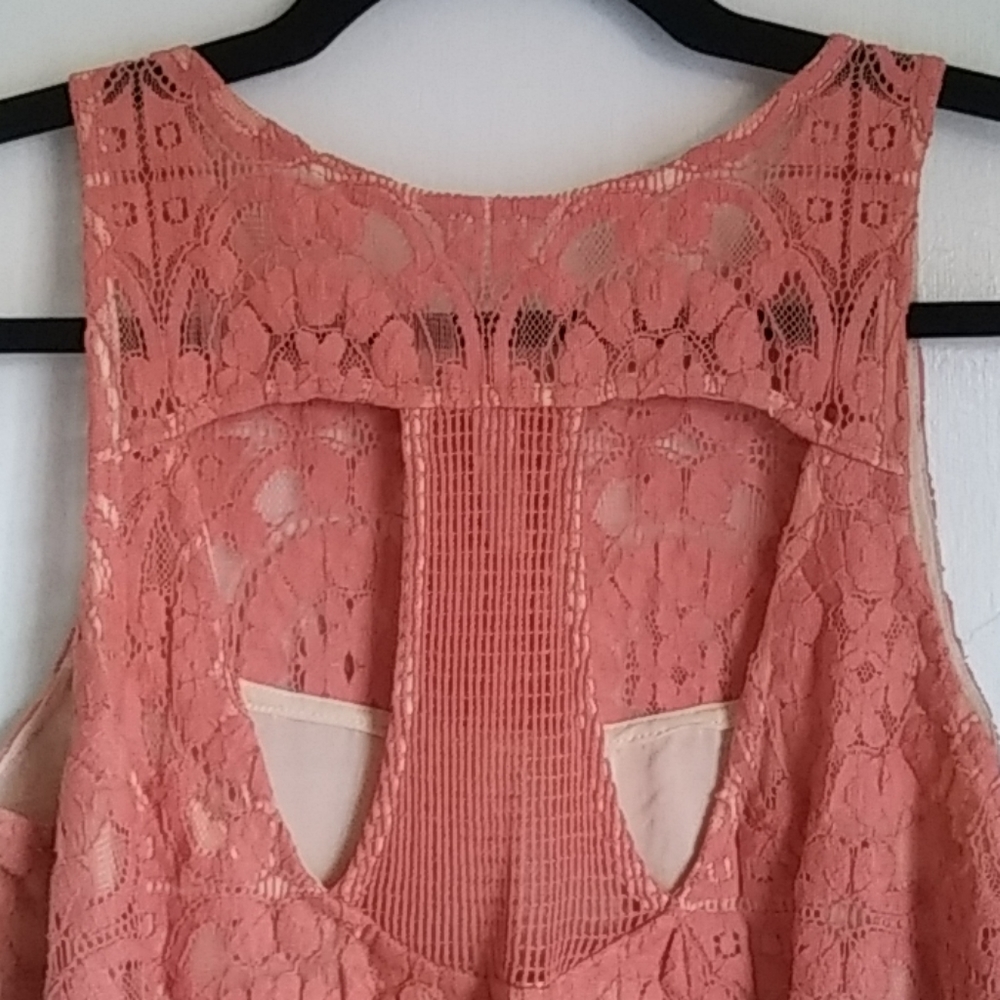 Free People Wallflower Blush Tent Dress - Picture 6 of 7